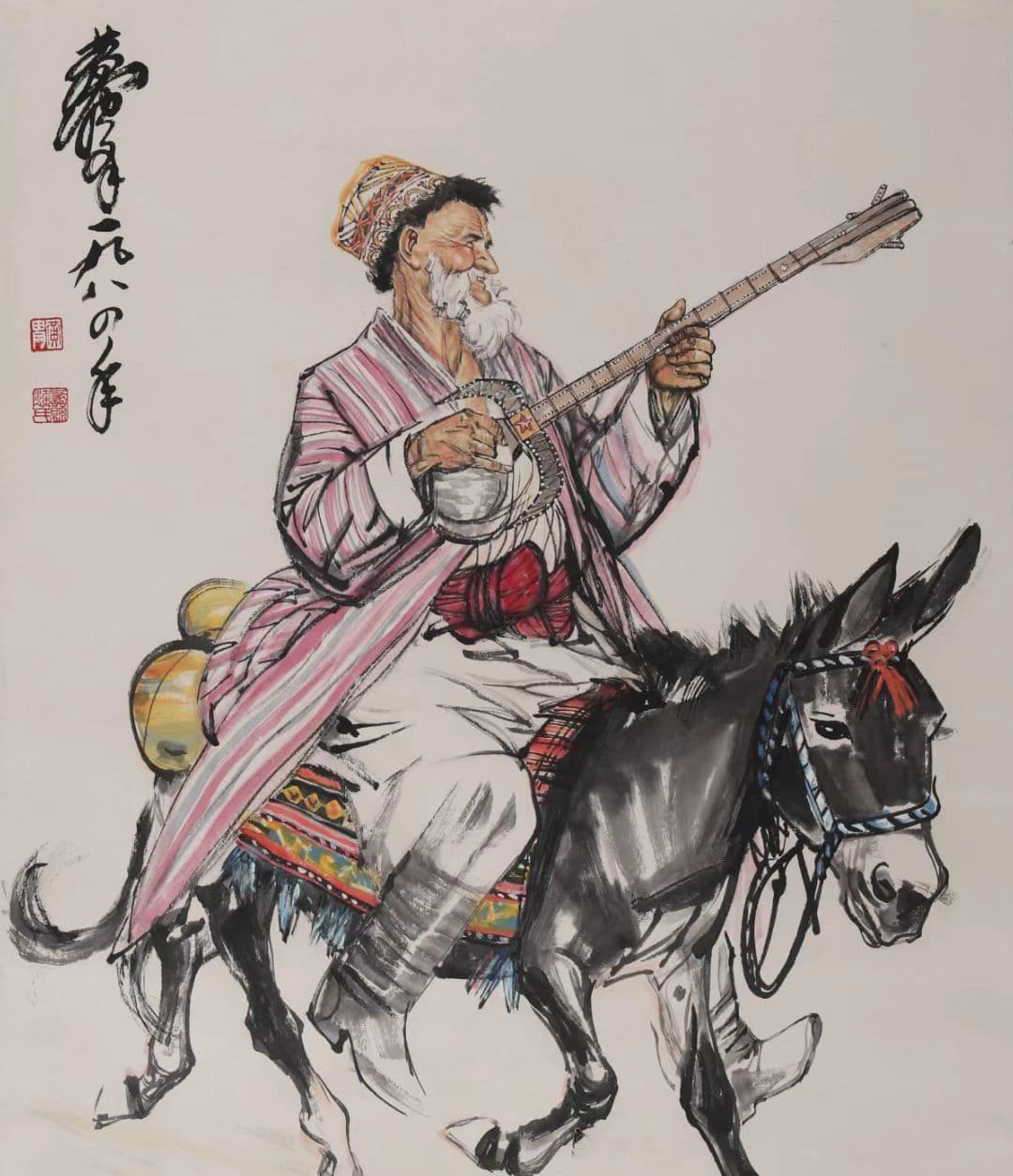Huang Zhou (黄胄) — twentieth-century Chinese master · prints and limited-edition reproductions at Kiln & Ink