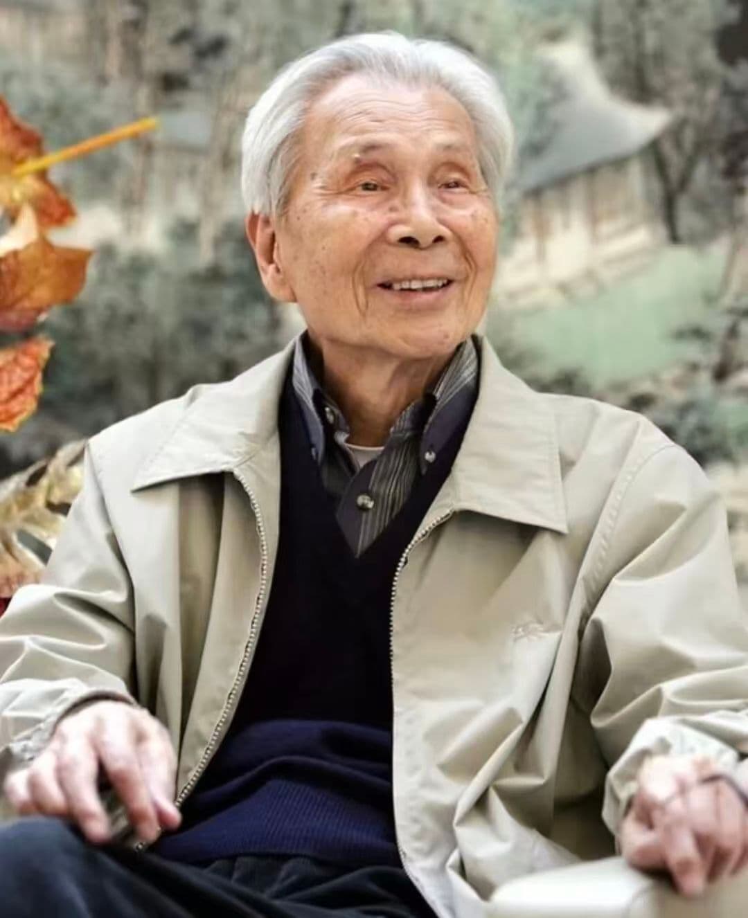 Portrait of Wu Guanzhong (吴冠中), Chinese artist