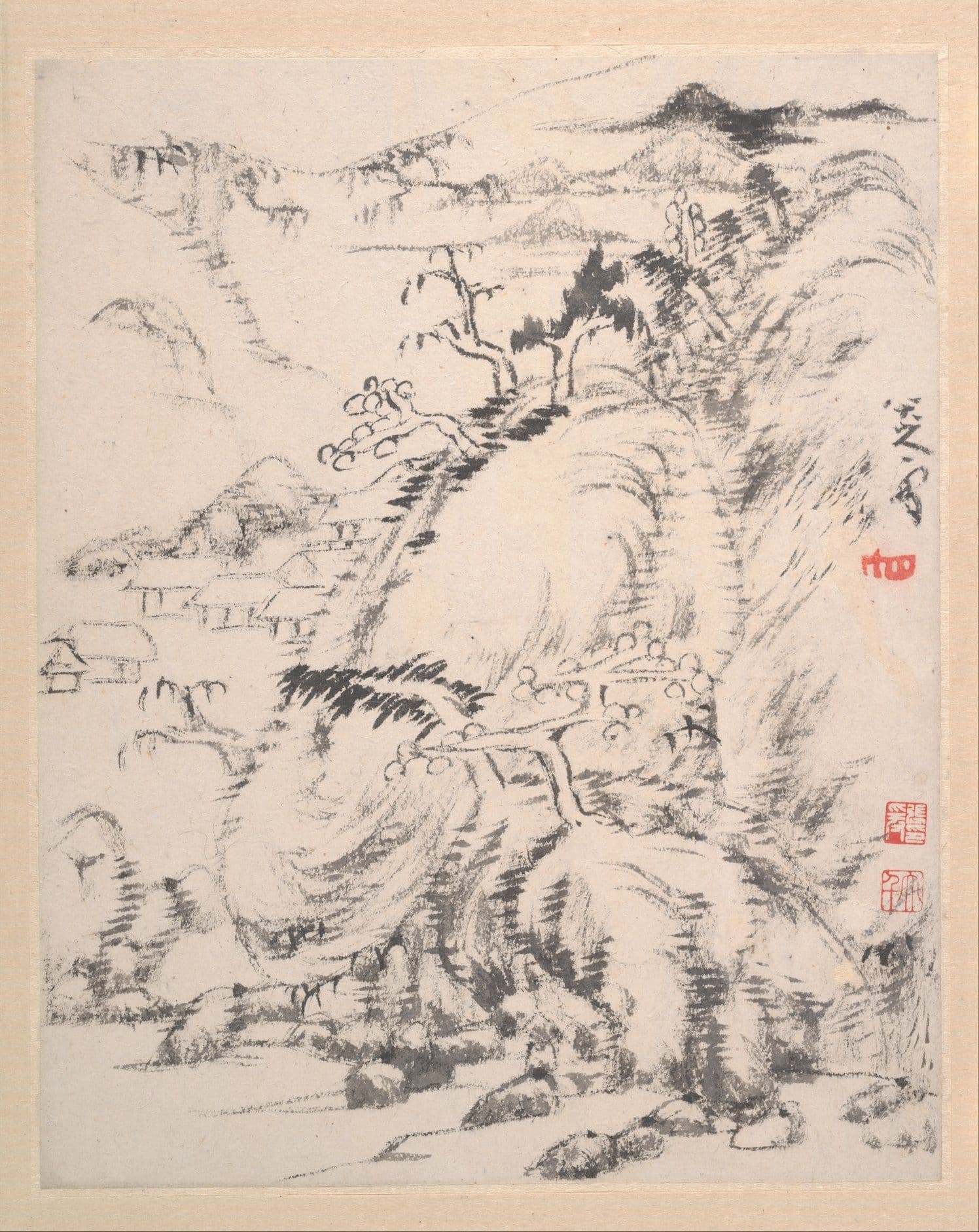 Pan Tianshou's Birds and Rocks: Monumental Composition in Modern Chinese Painting — Curator's Pick article from Kiln & Ink Journal