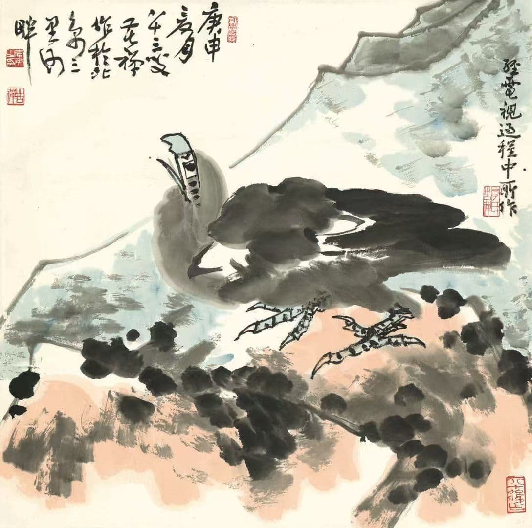 Li Kuchan (李苦禅) — twentieth-century Chinese master · prints and limited-edition reproductions at Kiln & Ink