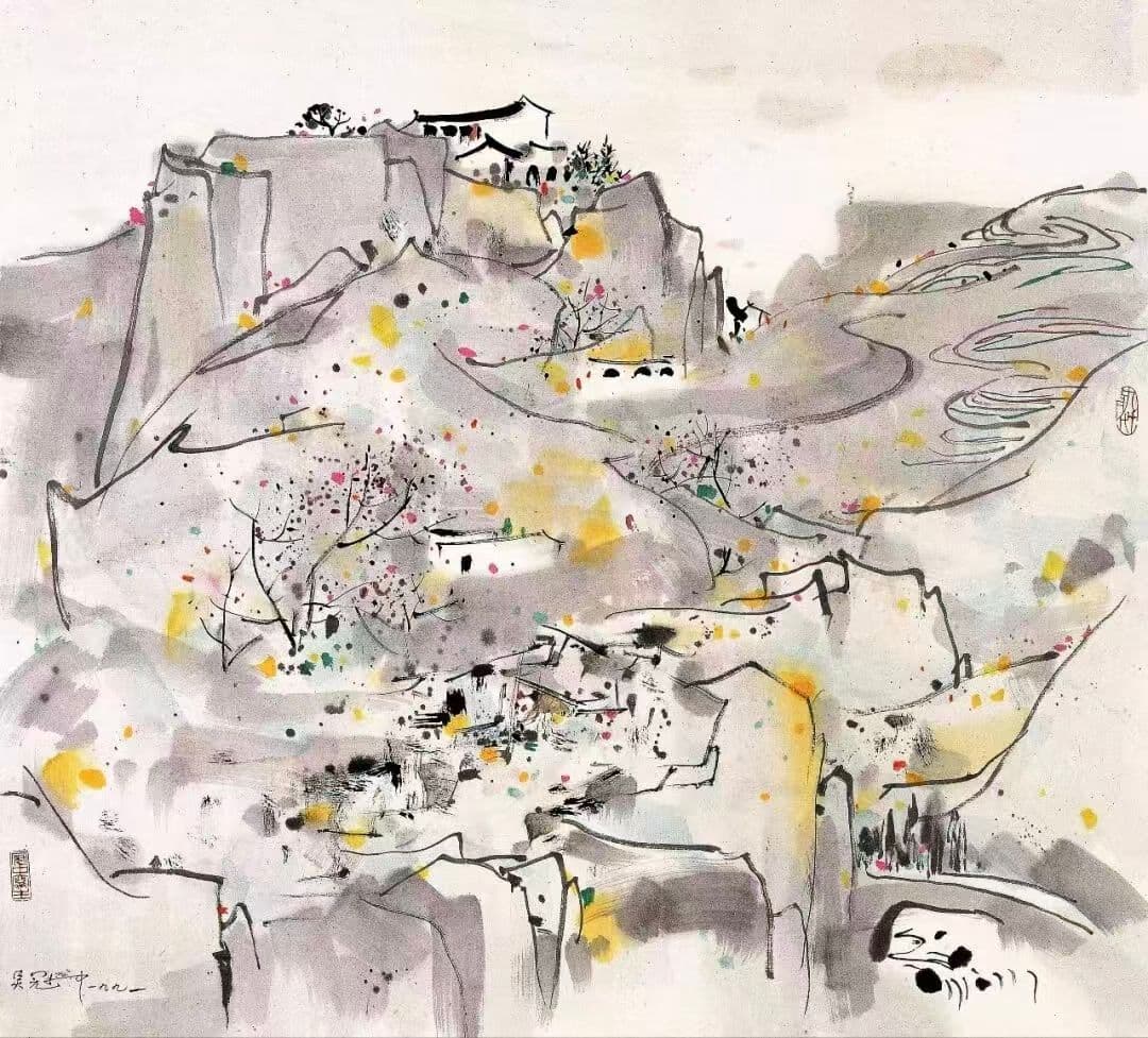 Wu Guanzhong: How One Painter Bridged Western Modernism and Chinese Ink — Kiln & Ink Journal