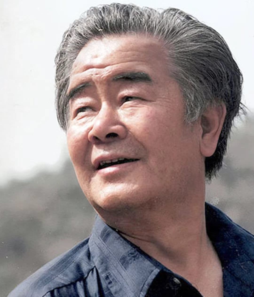 Portrait of Huang Zhou (黄胄), Chinese artist