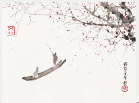 Autumn Wind Brings Red Petals Falling — main view