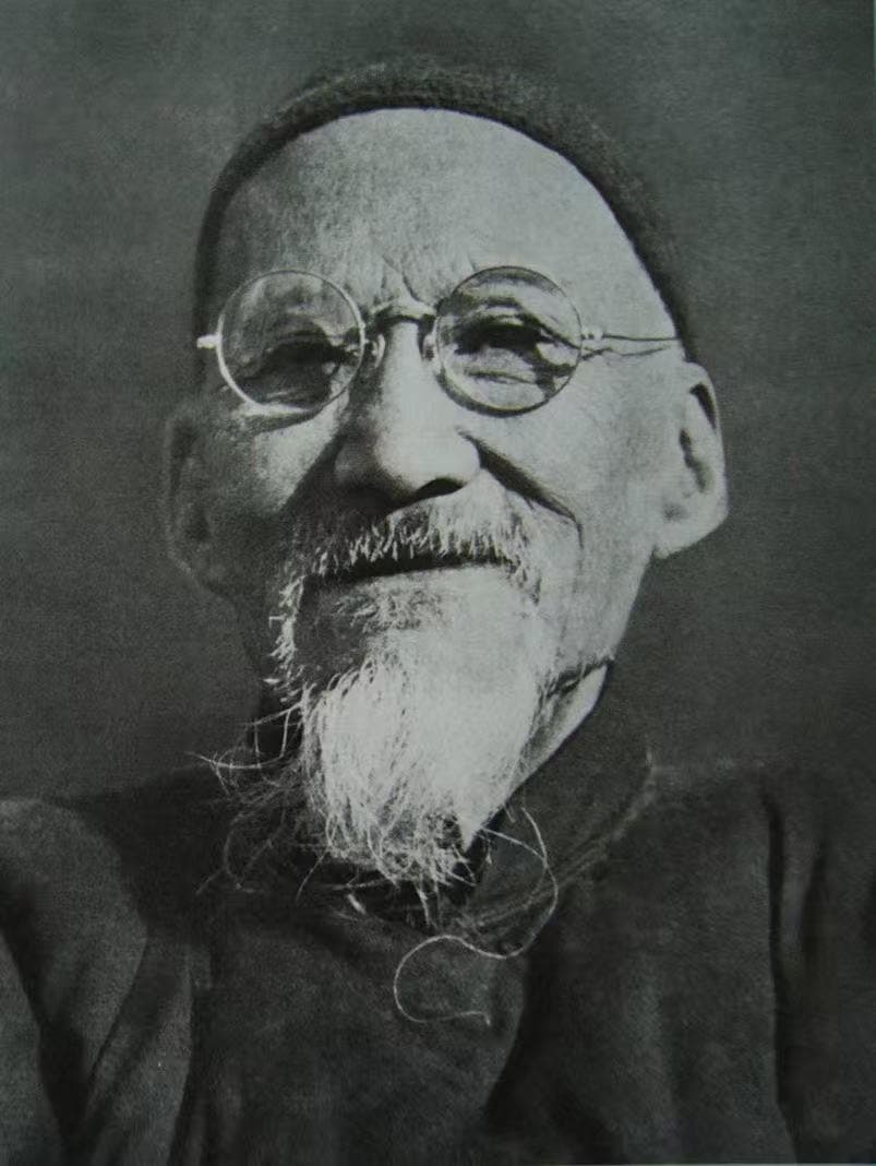 Portrait of Huang Binhong (黄宾虹), Chinese artist
